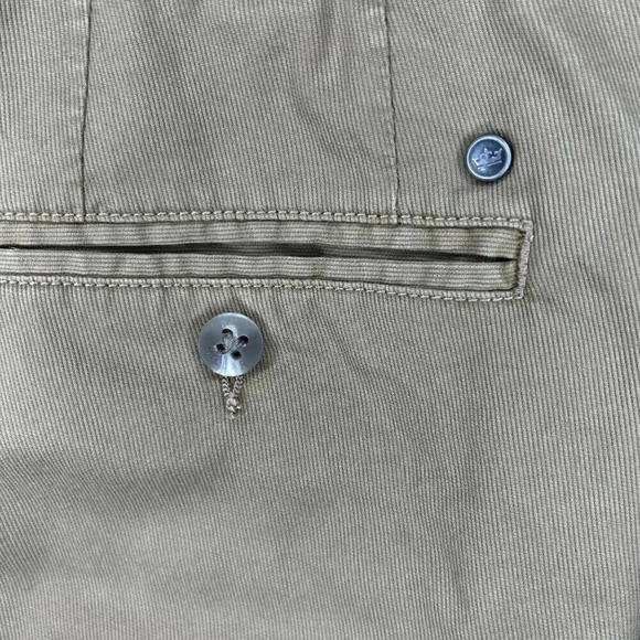 Peter Millar Size 40 Shorts Chino Flat Front Khaki Casual - Picture 7 of 10